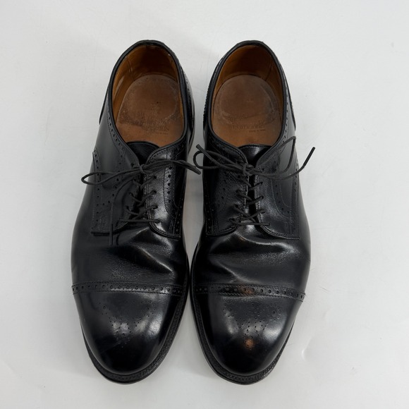 Allen Edmonds Colton Cap Toe Oxfords Black Leather Men\'s 11 EEE USA main image 2